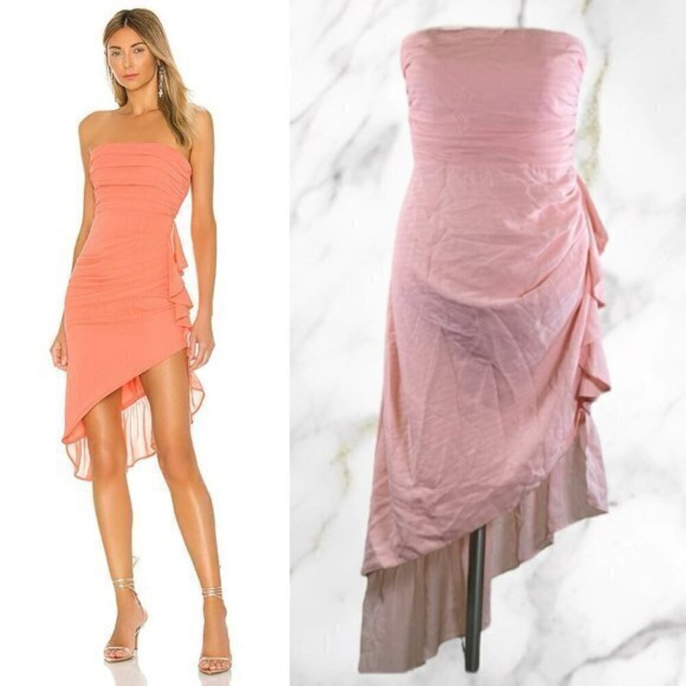 NBD Afton Midi Dress in Baby Pink